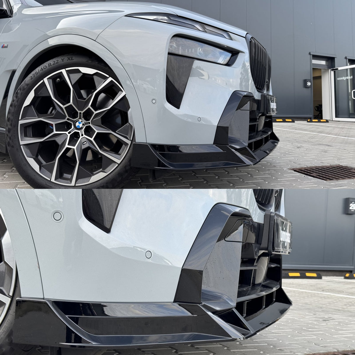 Aerokit BMW X7 G07 LCI Black Knight Style Czarny Połysk (2023–2026) (Zestaw dokładek)