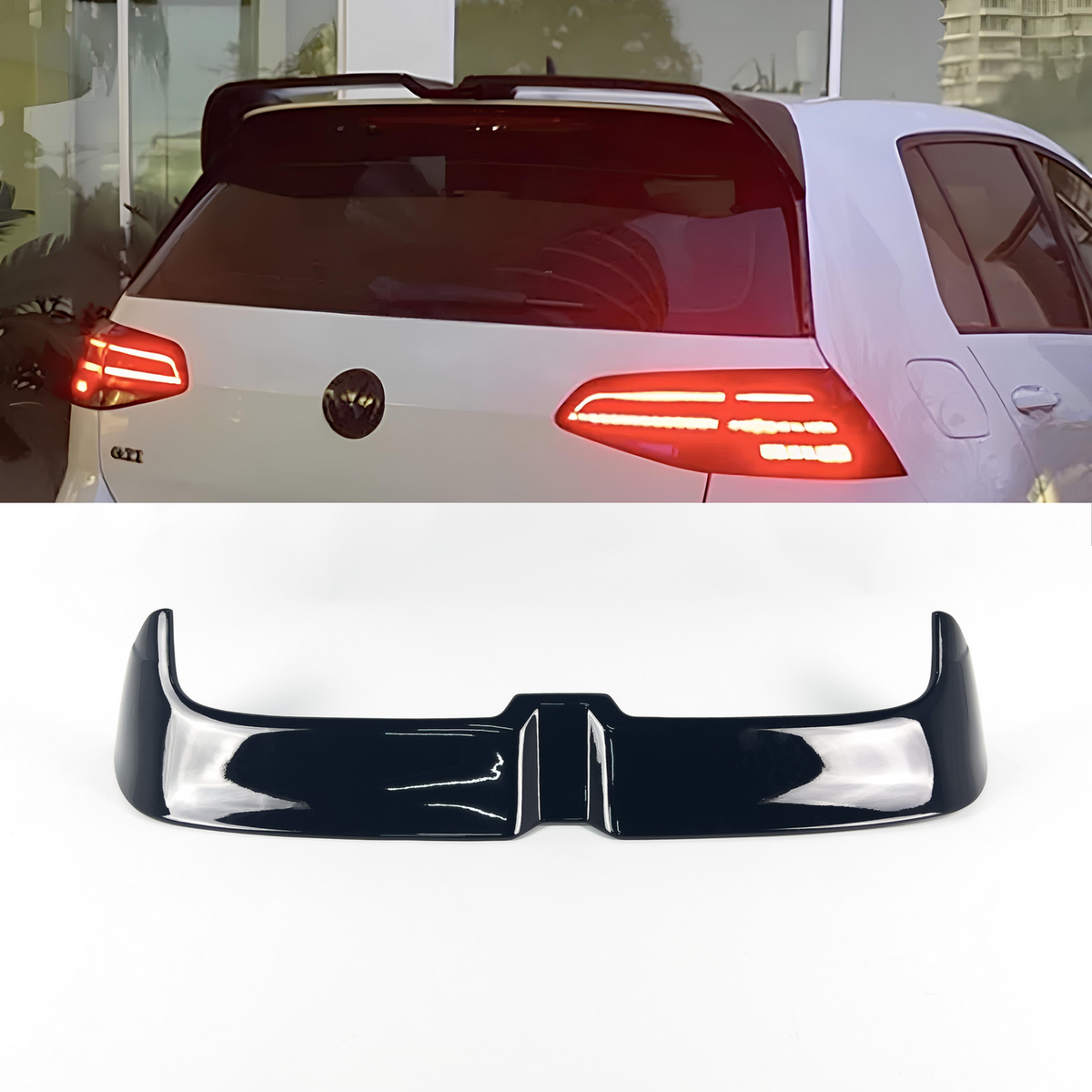 Spoiler Lotka Dachowa Volkswagen Golf 7 / 7.5 MK7 GTI/GTD/R (2012–2020) Oettinger-Style Czarny Połysk