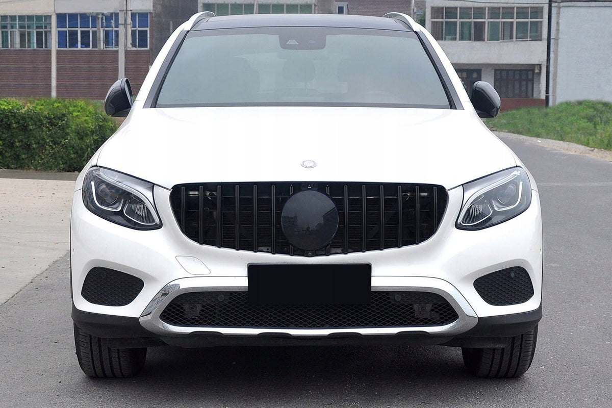 Grill Atrapa Mercedes GLC X253 / C253 / GLC 43 (2015-2019) GT-Style Czarny Połyskk BEZ KAMERY 360
