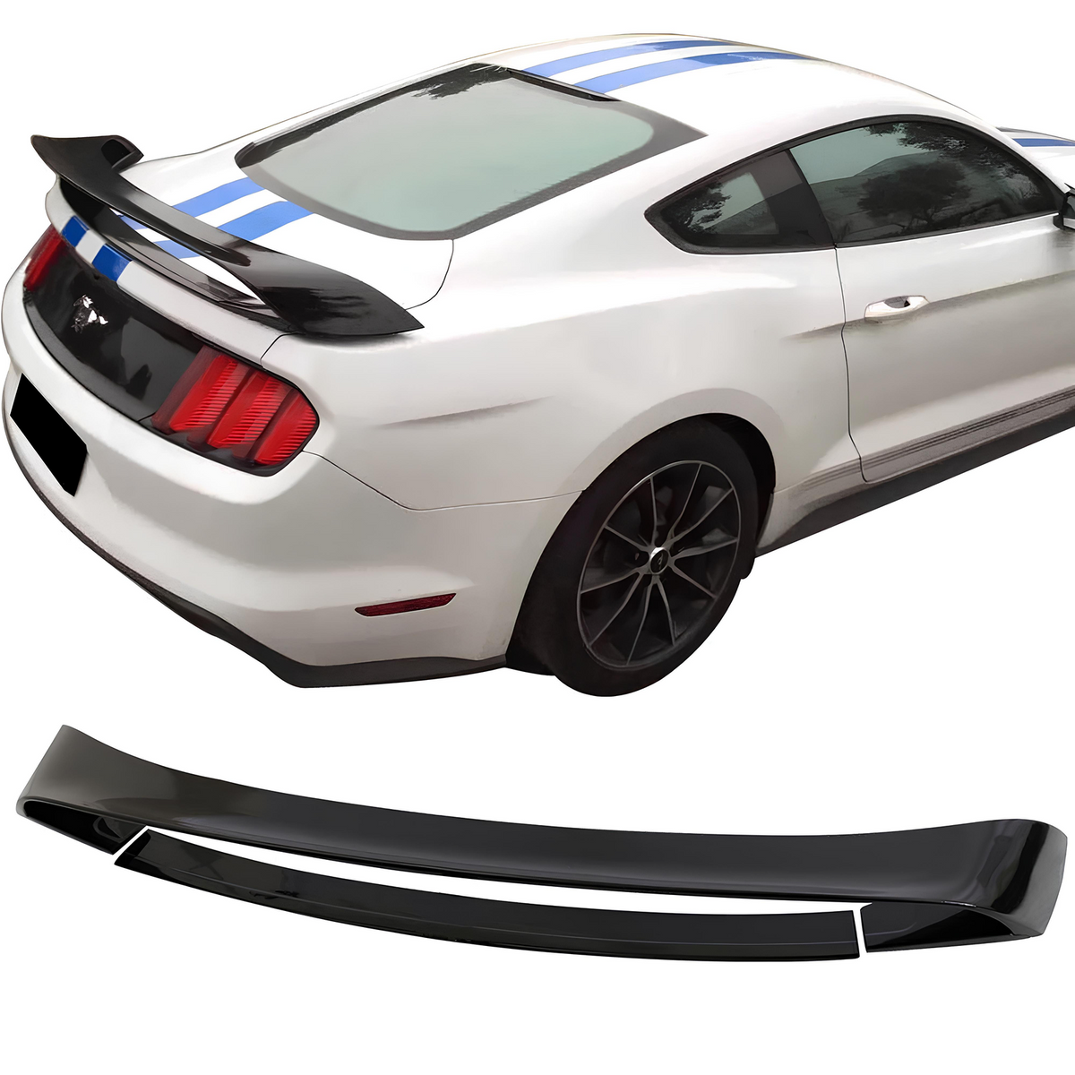 Spoiler Lotka Klapy Ford Mustang VI (2014-2023) GT350R-Style Czarny Połysk