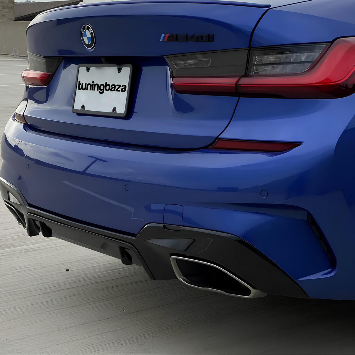 Dyfuzor Tylny BMW G20 / G21 340i Style Czarny Połysk (2018-2022)