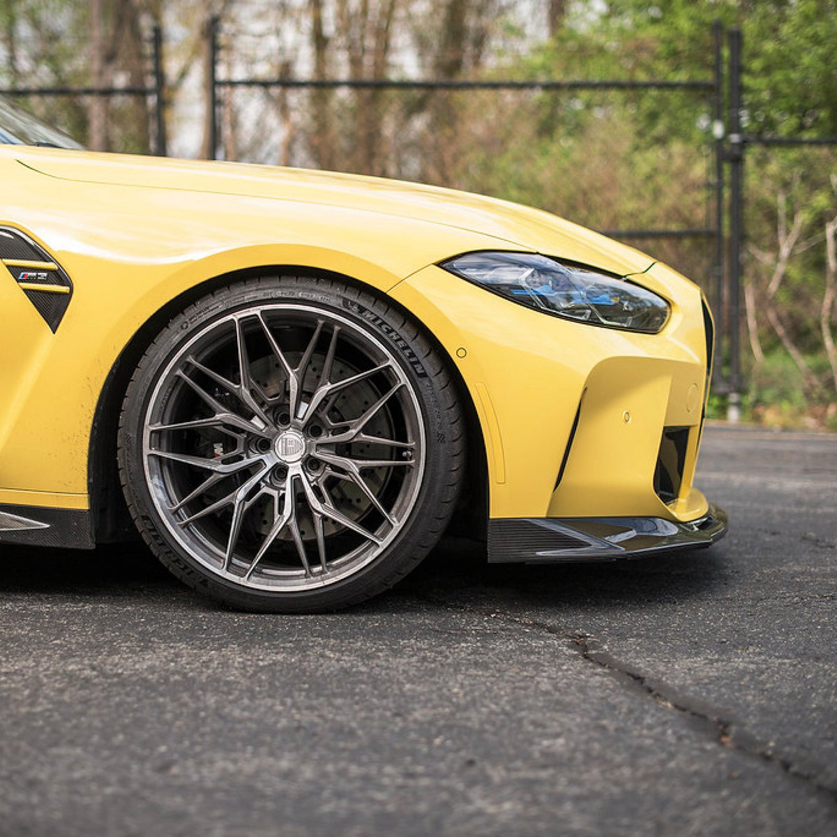 Karbonowy Splitter BMW M3 M4 G80 G81 G82 G83 V Style