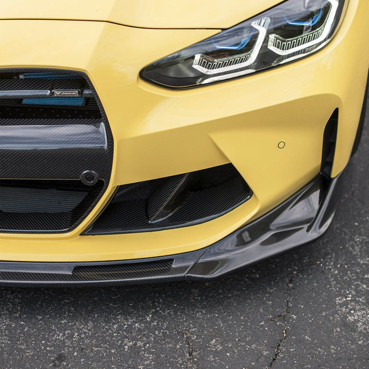 Karbonowy Splitter BMW M3 M4 G80 G81 G82 G83 V Style