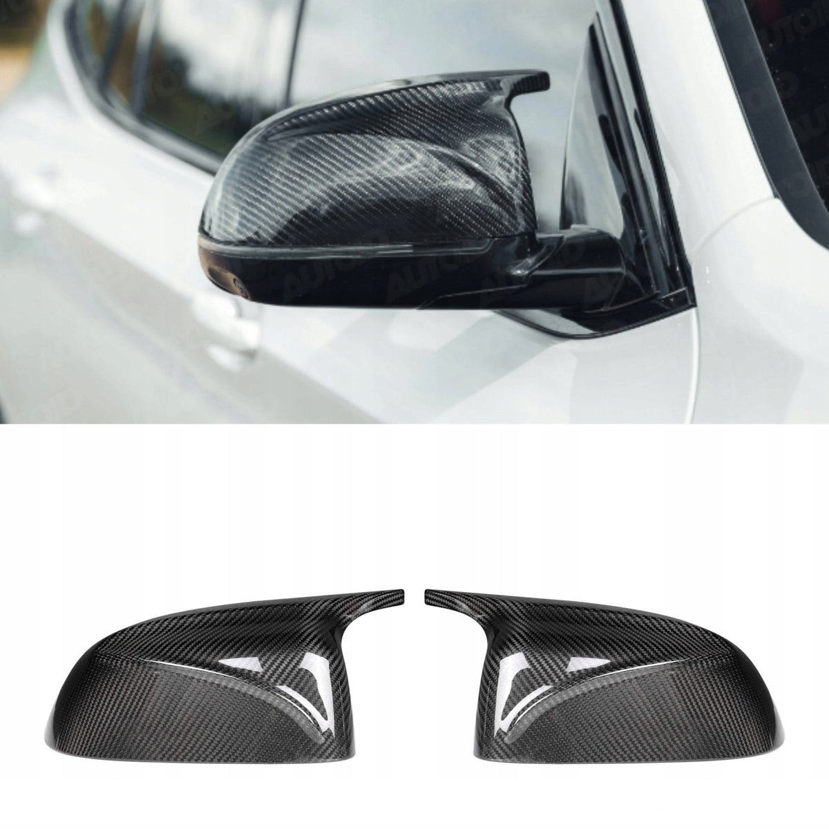 Karbonowe Nakładki Obudowa Lusterka BMW G01 G02 G05 G06 G07 XM Style