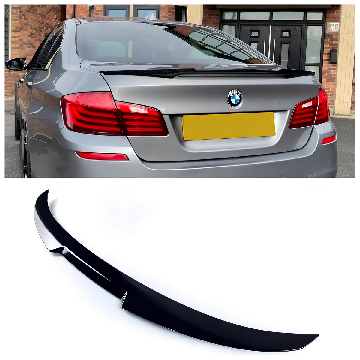 Spoiler Lotka Klapy BMW 5 F10 / F10 M5 (2010-2016) M4-Style Czarny Połysk