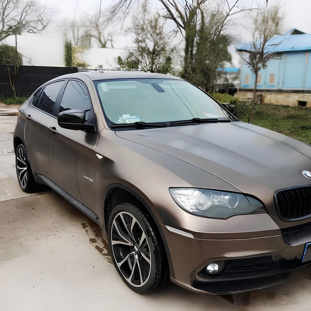 Obudowy lusterek BMW X5 X6 E70 E71 M-Style Czarny Połysk