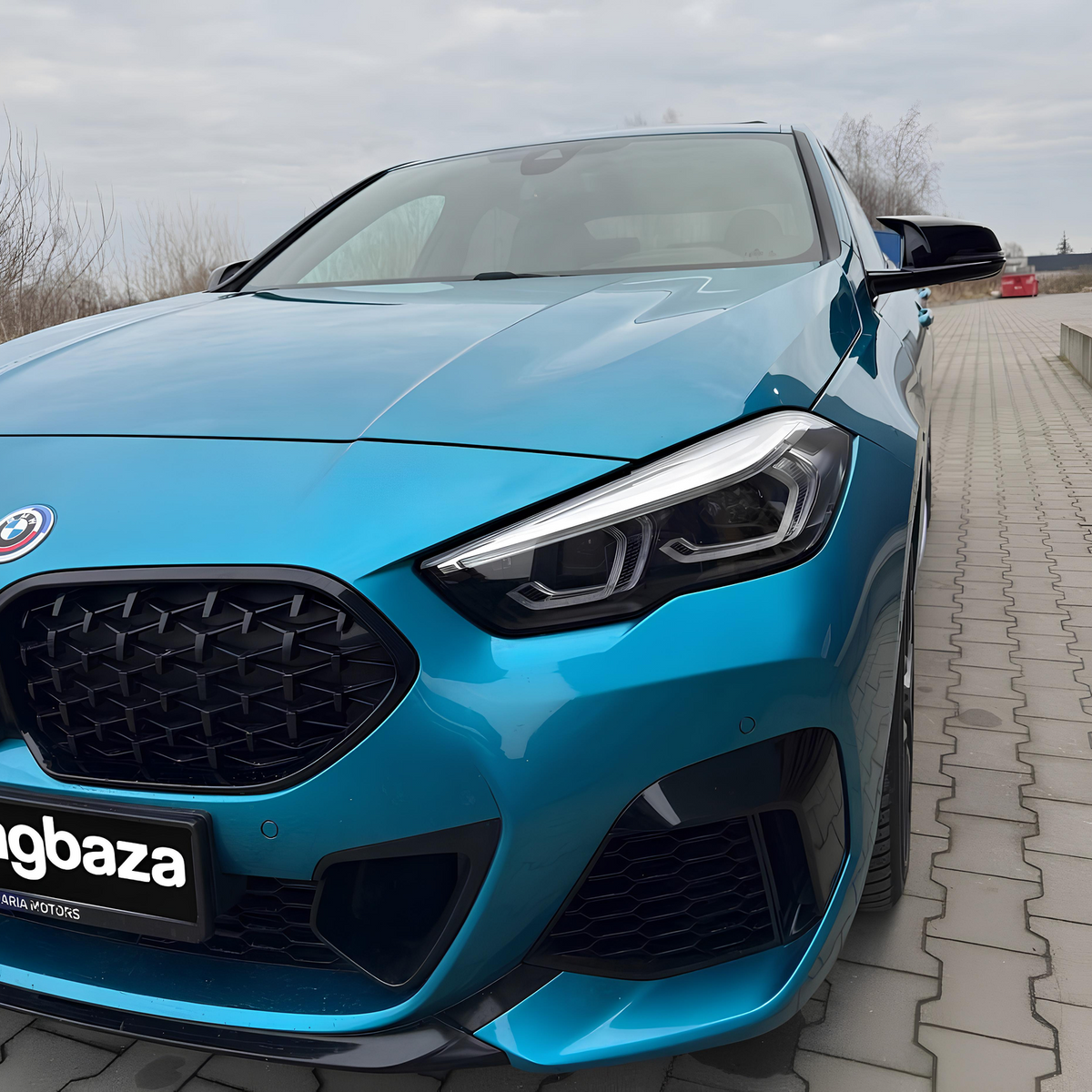 Nakładki obudowa lusterka BMW X1 F48 / F49 X2 F39 F40 / F52 / F44 M-Style Czarny Połysk
