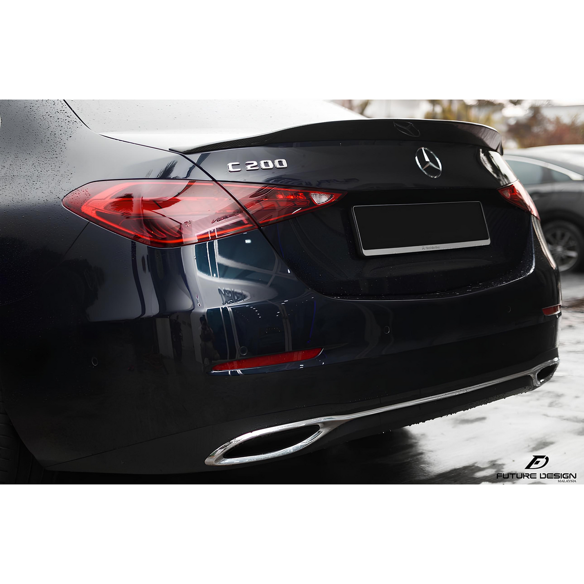 Spoiler Lotka Klapy Bagażnika Mercedes C-Klasa W206 (2021-ON) PSM-Style Czarny Połysk