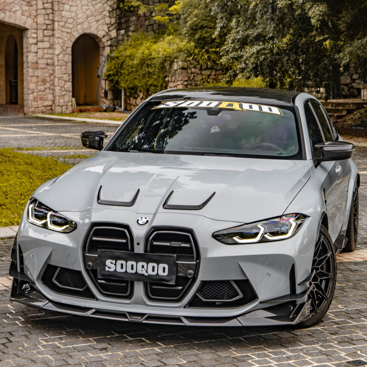 Karbonowa Dokładka Spoiler Splitter Przód BMW G80 G81 G82 G83 SQ Style