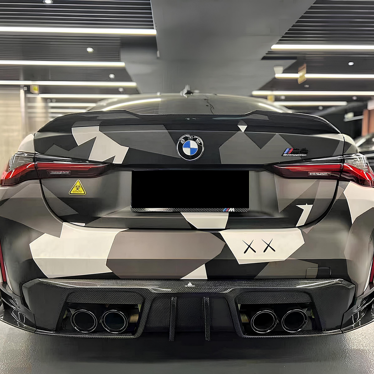 Spoiler Lotka Klapy BMW 4 (4D) G26 (2021+) PSM-Style Czarny Połysk