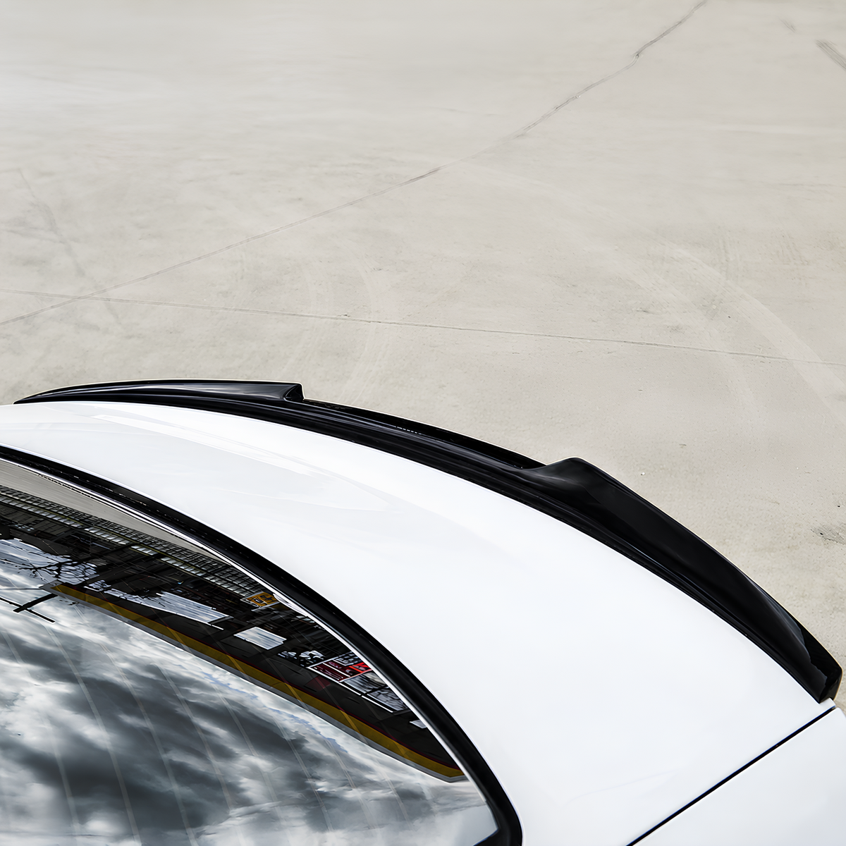 Spoiler Lotka Klapy Audi A3 8V / S3 / RS3 Sedan (2013-2020) M4-Style Czarny Połysk