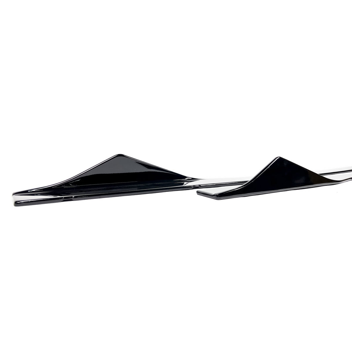 Dokładki progów BMW Seria 2 M2 F87 CS Style Czarny Połysk (Gloss Black)