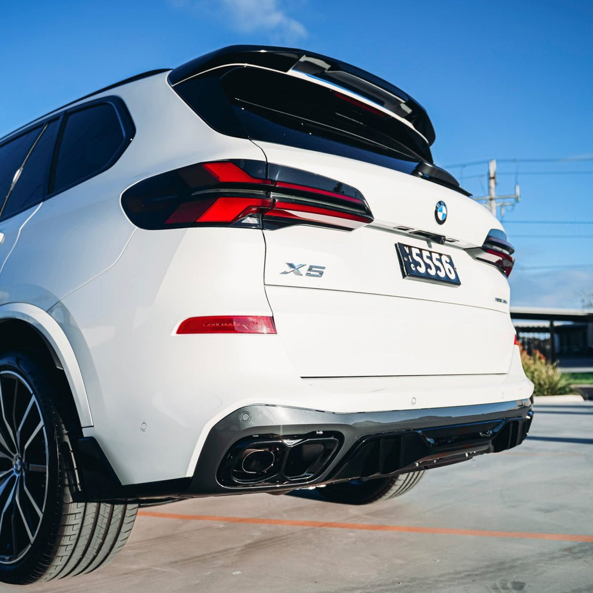 Dyfuzor Tylny BMW X5 G05 (2018-2023) M-Performance Czarny Połysk