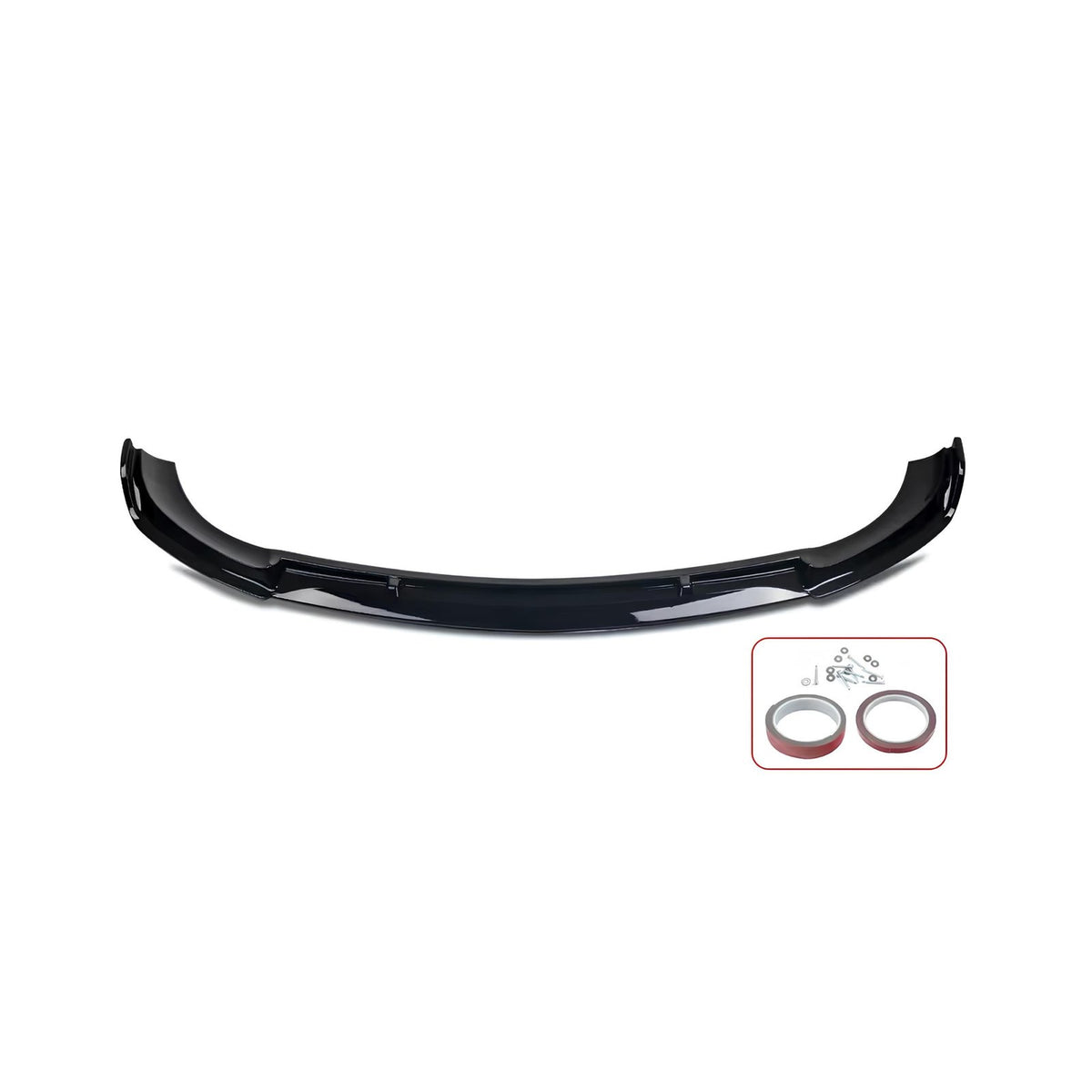 Dokładka Splitter Przód do Mercedes W213 E43 (2016–2019) Przedlift AMG Style – Czarny Połysk