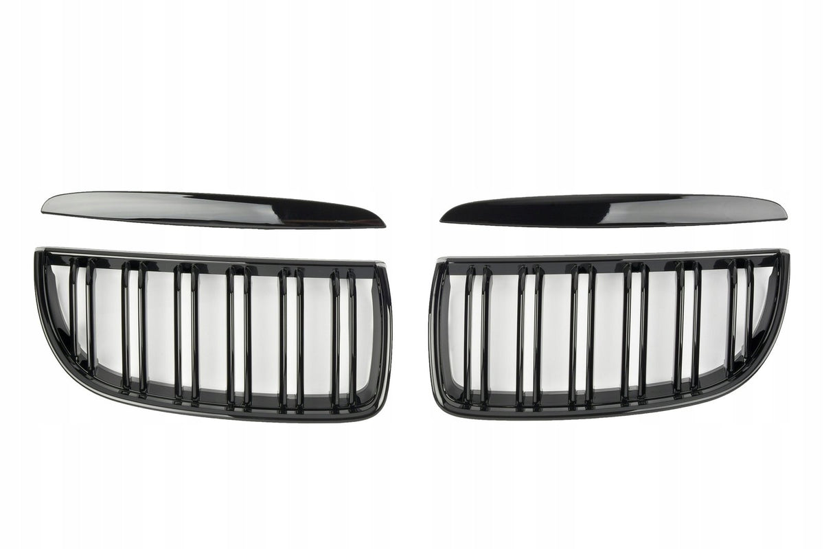 Atrapa Nerki Grill BMW 3 E90 E91 (2005-2008) PRE-LCI M3 Style Czarny Połysk