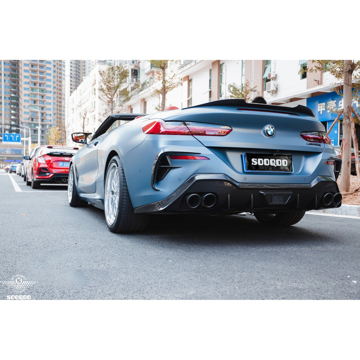Karbonowy Spoiler Lotka Klapy BMW G14 F91 Kabrio AC Style