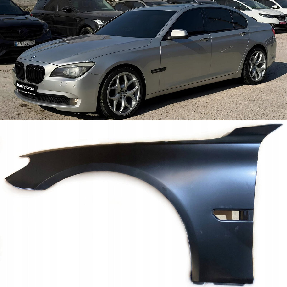 Błotnik Lewy Przedni BMW F01 / F02 / F04 Seria 7 Aluminiowy