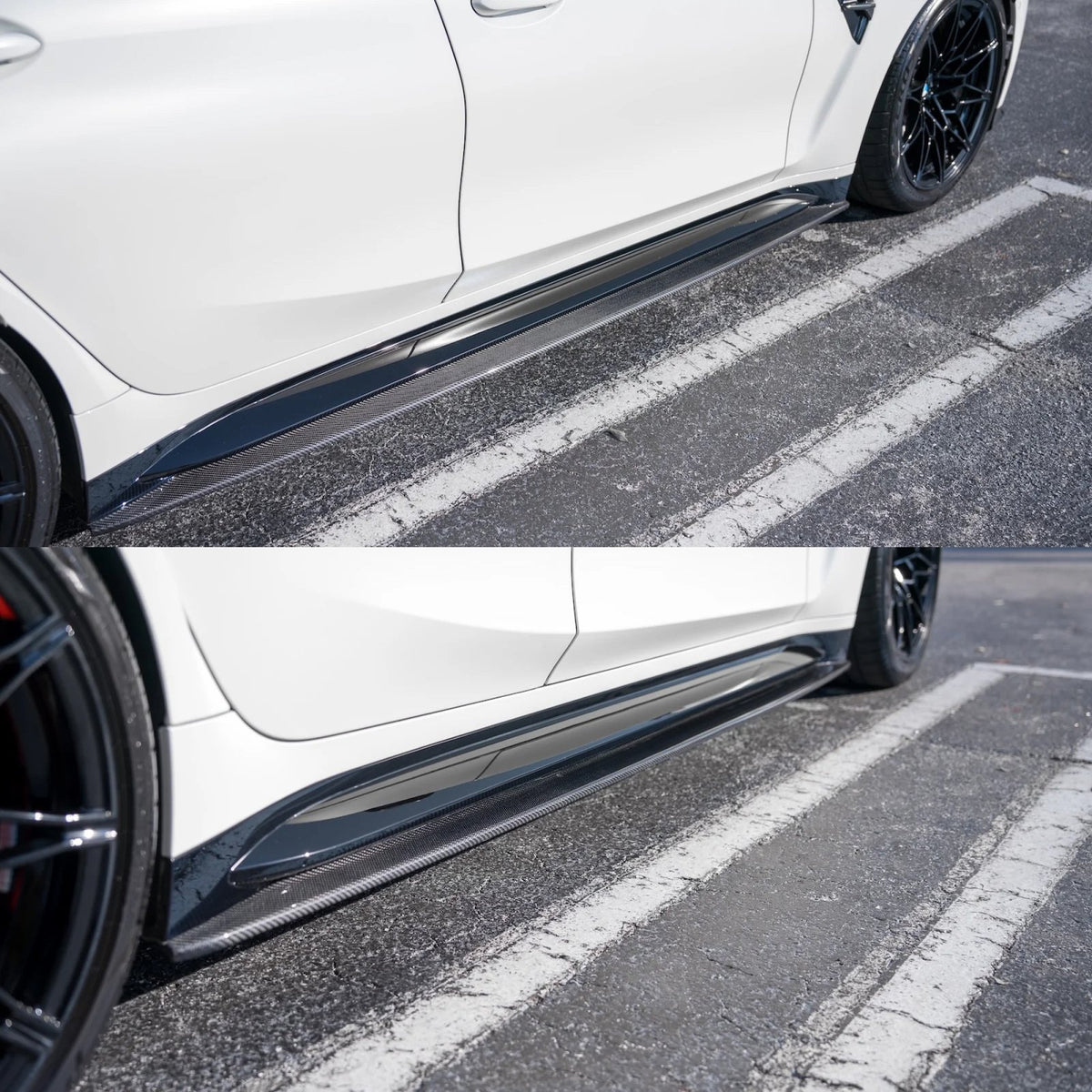 Karbonowe dokładki listwy pod progi do BMW M4 G82/G83