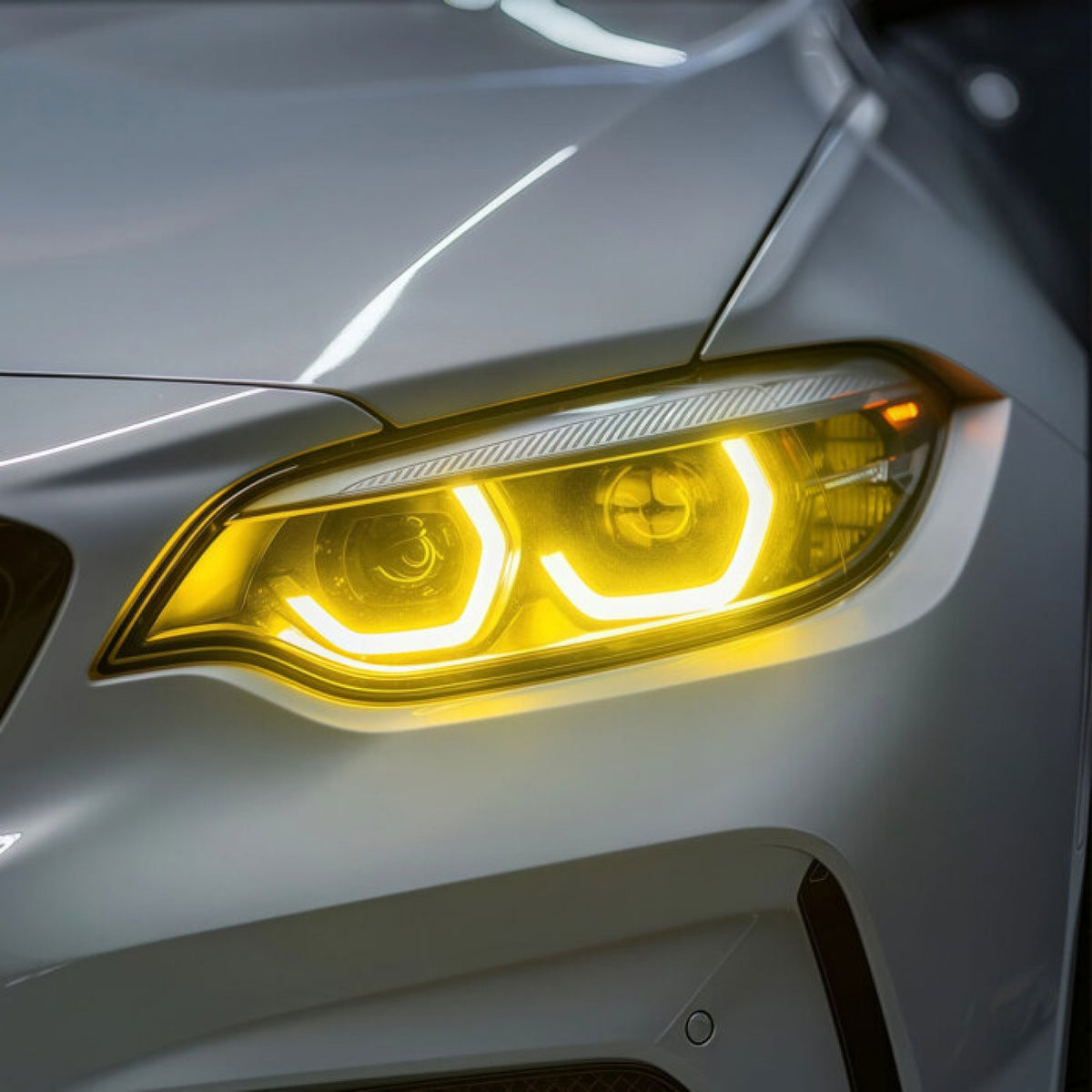 Moduł YELLOW DRL do BMW F22/F23/M2 2018-2019 zmiana koloru na żółty