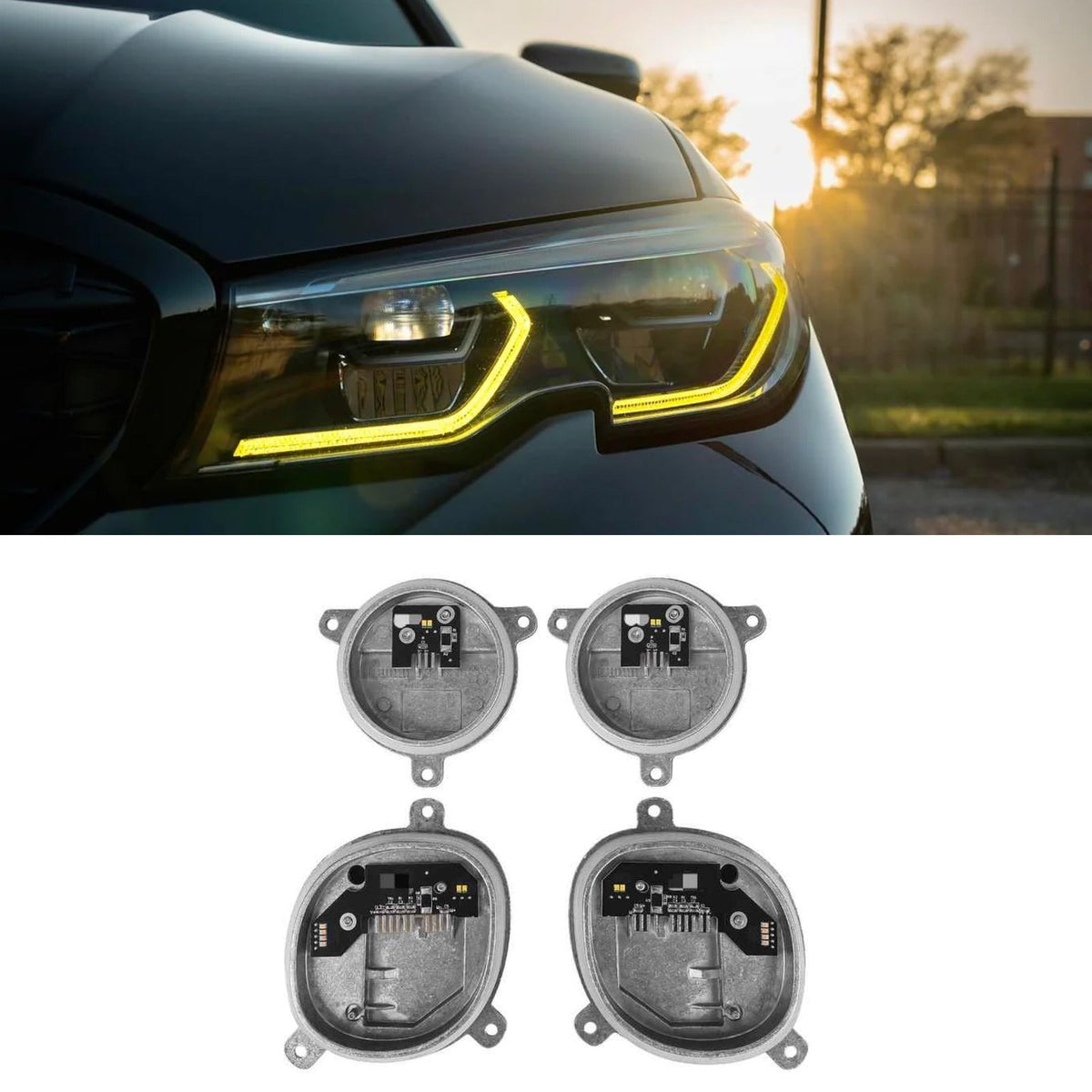 Moduł YELLOW DRL do BMW G20/G21/G28 PRE LCI 2018-2021 zmiana koloru na żółty