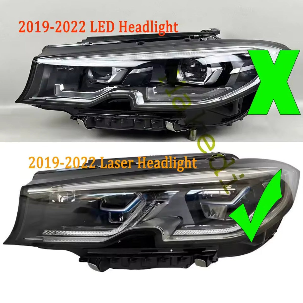 Moduł YELLOW DRL do BMW G20/G21/G28 2020-2022 Laser Headlights zmiana koloru na żółty