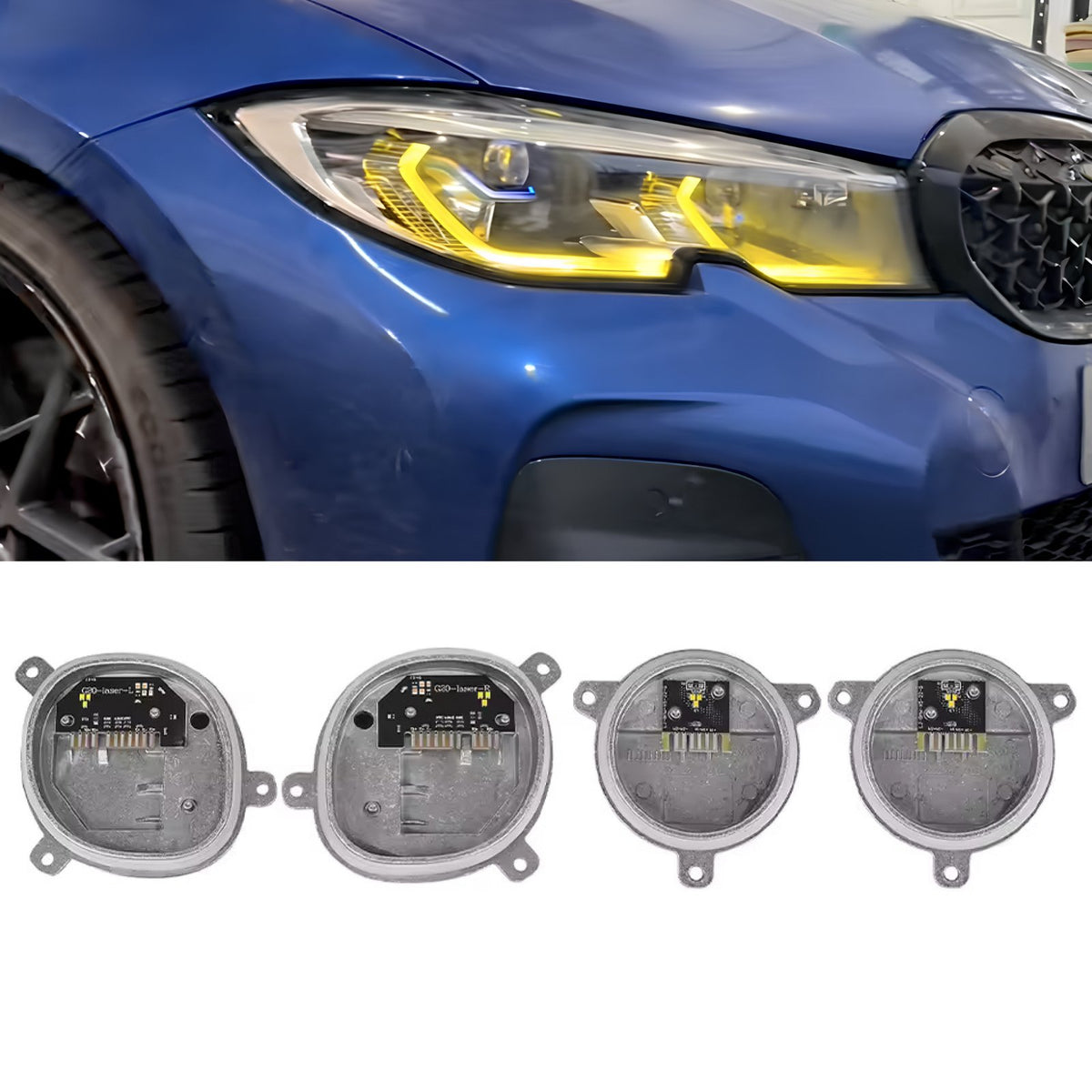 Moduł YELLOW DRL do BMW G20/G21/G28 2020-2022 Laser Headlights zmiana koloru na żółty
