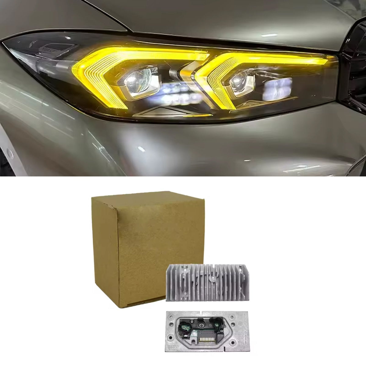 Moduł YELLOW DRL do BMW G20/G21/G28 2023 LED zmiana koloru na żółty