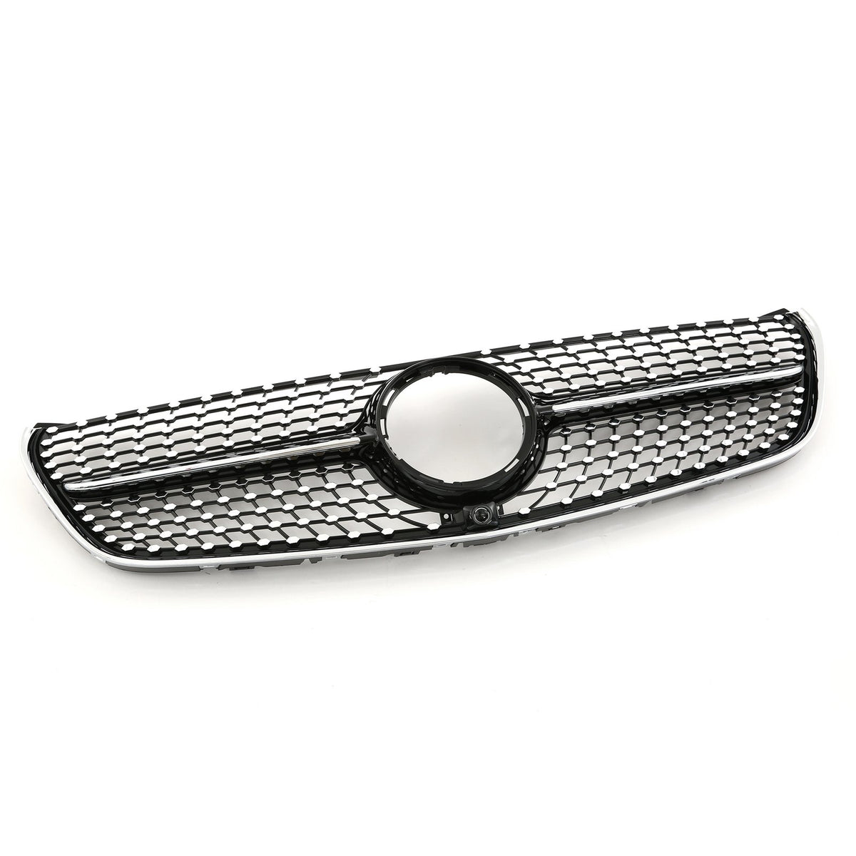 Atrapa Grill DIAMOND BLACK Mercedes V-Klasa W447 FACELIFT 04.2019+ | Tylko AMG Line | Czarny Połysk + Chrom