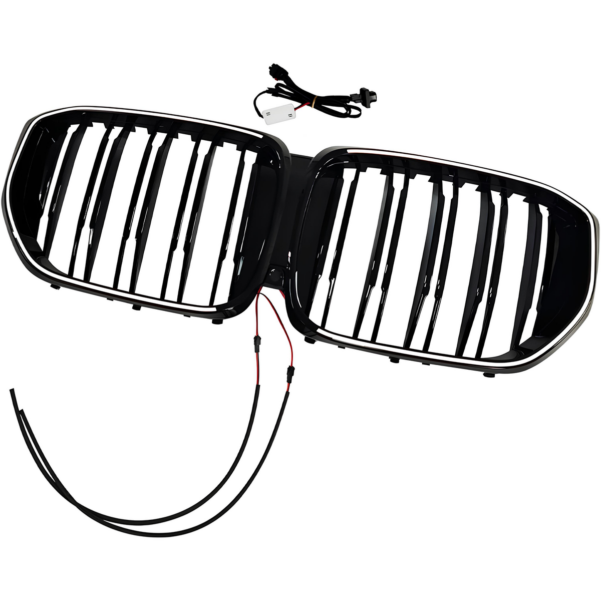Atrapa Nerki Grill BMW X5 G05 LCI (2023-2025) LED M-Style Czarny Połysk