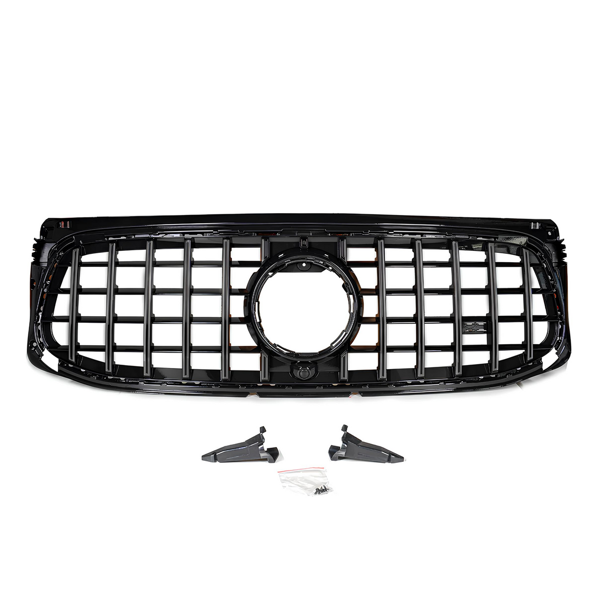 Atrapa Grill Mercedes GLB X247 Panamericana AMG GT Czarny Polysk (2019-2023)
