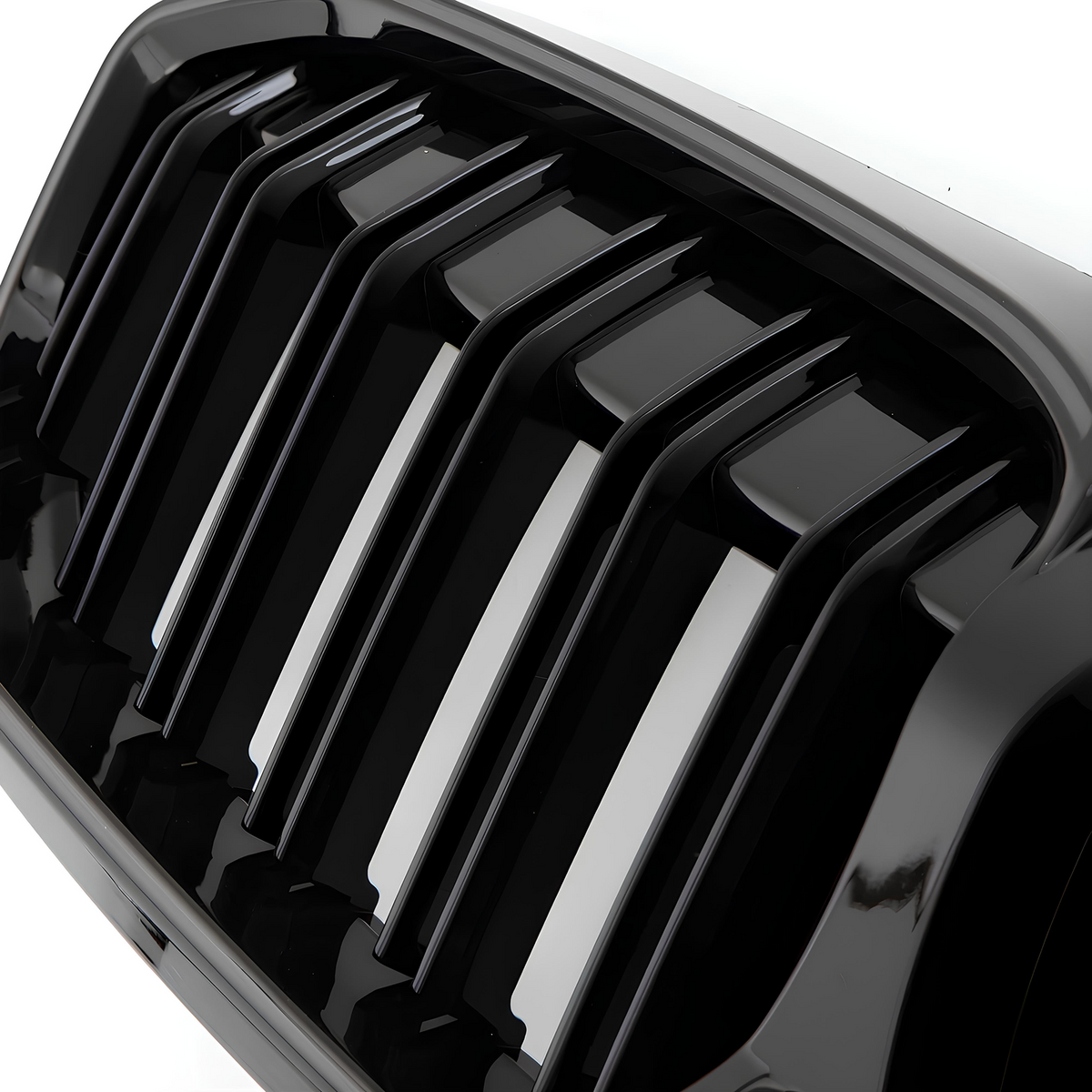 Atrapa Nerki BMW Seria 3 G20 / G21 (2019–2022) PRE-LCI 2BAR LED Czarny Połysk