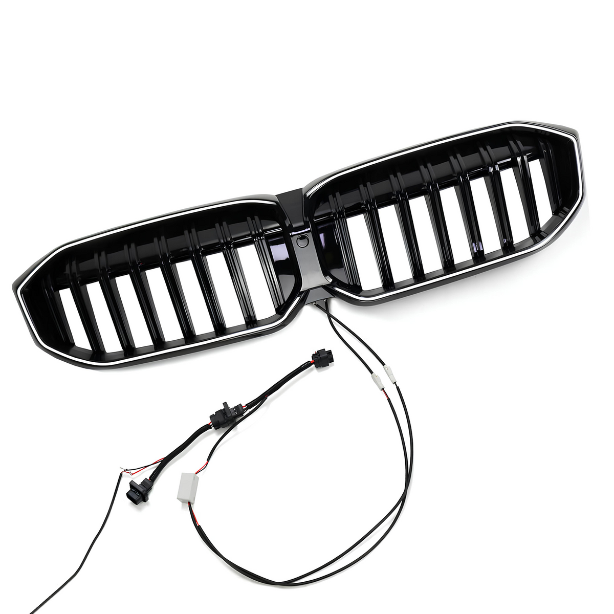 Atrapa Nerki BMW Seria 3 G20 / G21 LCI (2022+) 1BAR LED Czarny Połysk