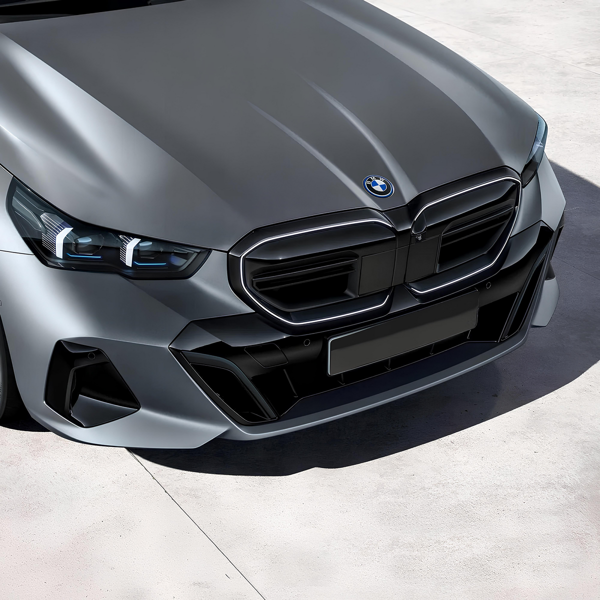 Atrapa Nerki Grill BMW Seria 5 G60 / G61 (2023–ON) LED Iconic Glow Czarny Połysk M-Style
