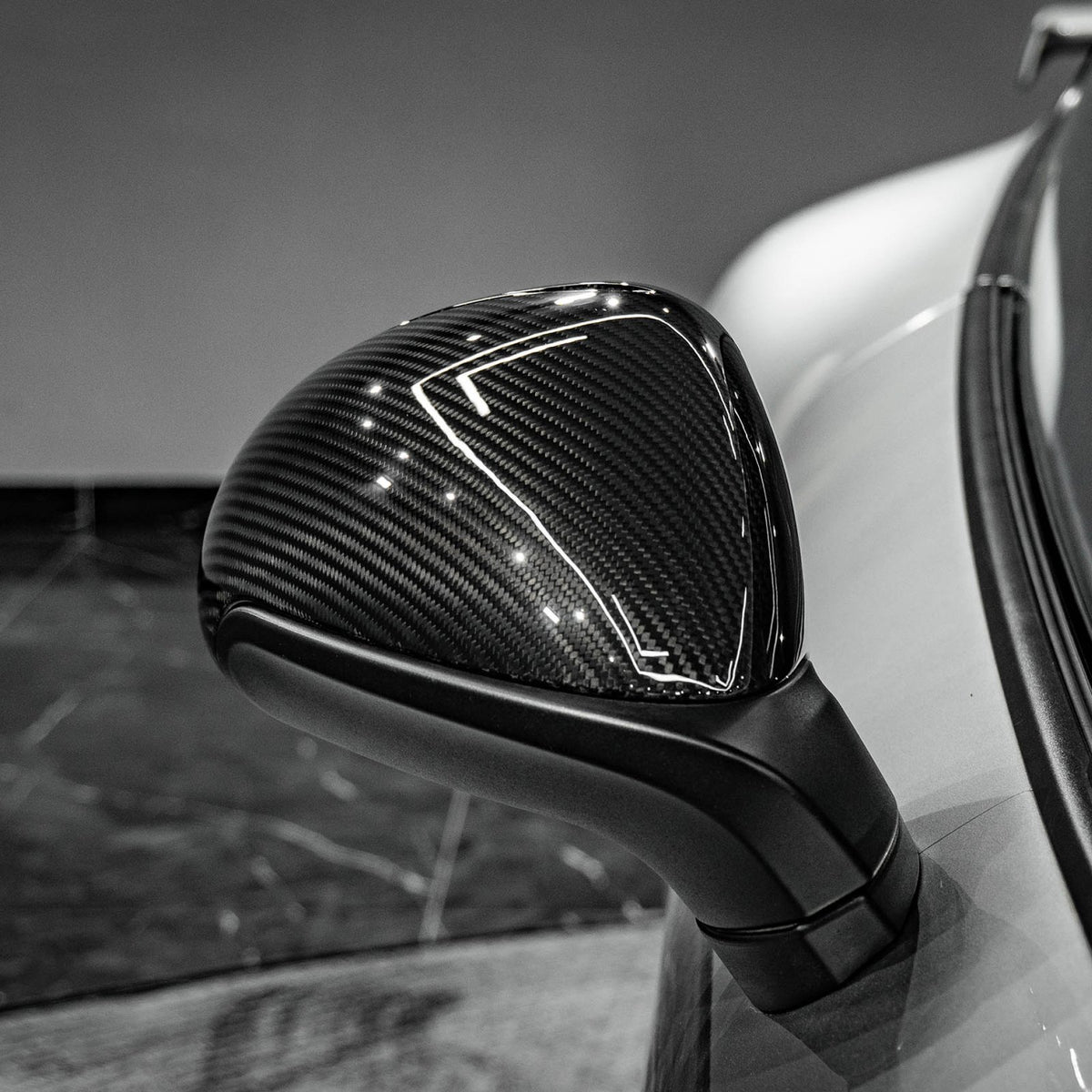 Karbonowe Nakładki na Lusterka Porsche 911 991 / 981 Boxster 13-16 – Styl OEM/Carbon Fiber