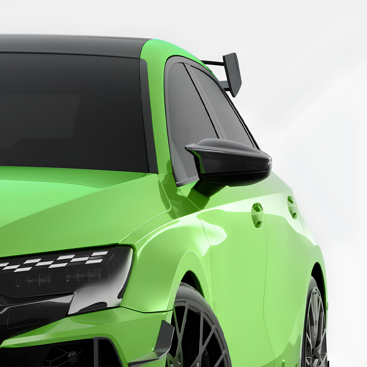 Karbonowe Obudowy Lusterek do Audi RS3 8Y (2024+) SOOQOO Style (LINE ASSIST)