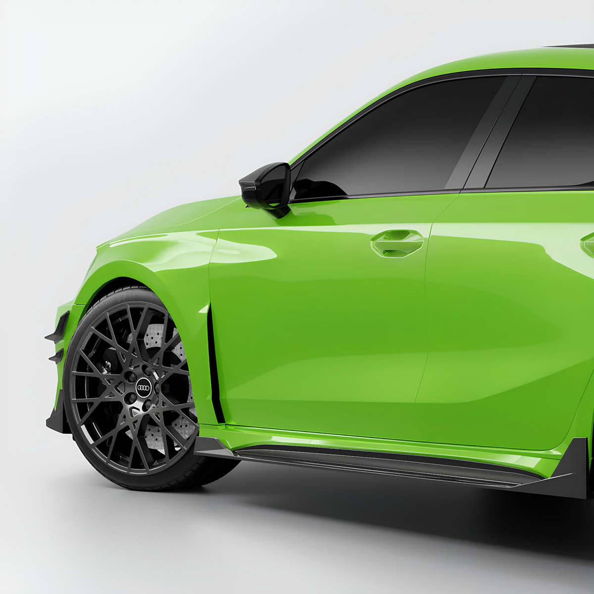 Karbonowe Obudowy Lusterek do Audi RS3 8Y (2024+) SOOQOO Style (LINE ASSIST)