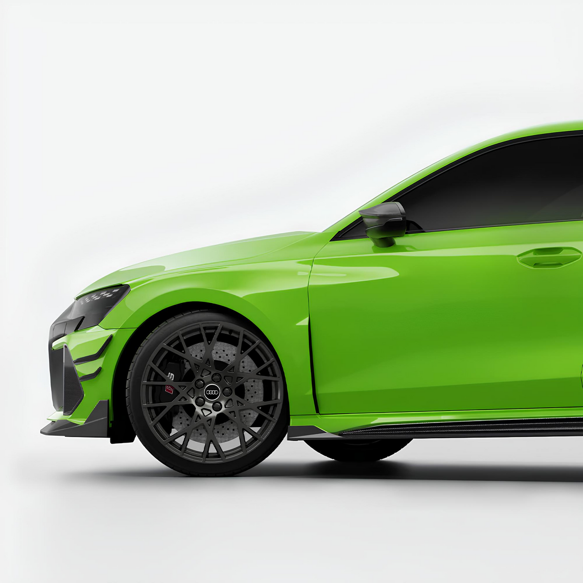Karbonowe Obudowy Lusterek do Audi RS3 8Y (2024+) SOOQOO Style (LINE ASSIST)