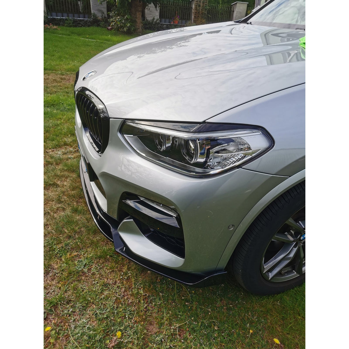 Dokładka Splitter Przód do BMW X3 G01 (2017–2021) M-Performance – Czarny Połysk