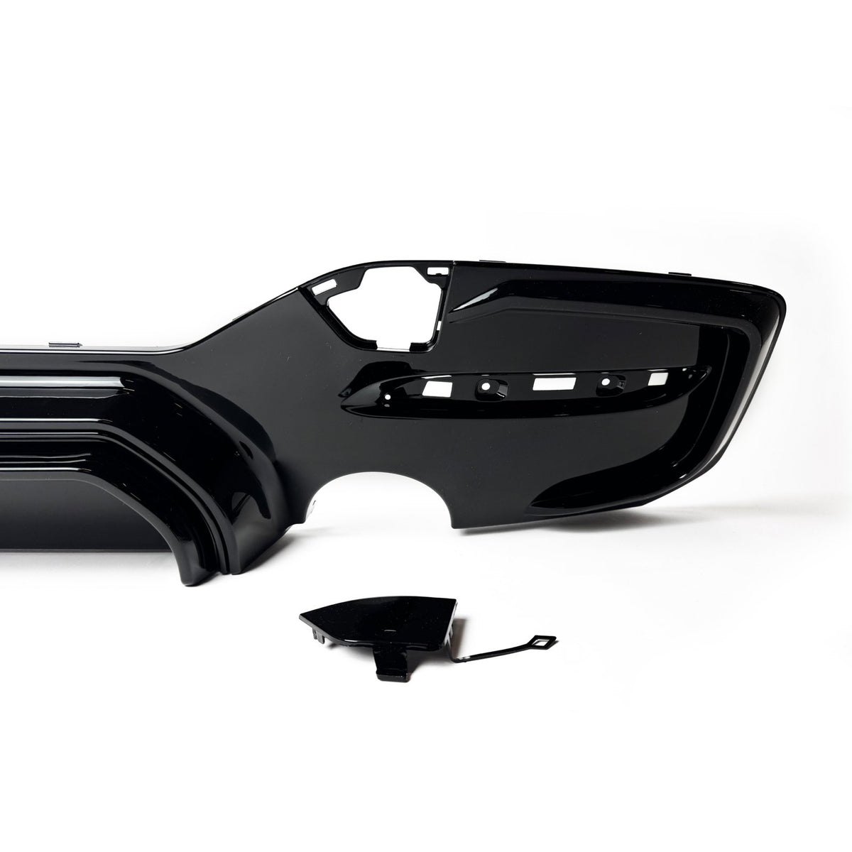 Dyfuzor Tylny BMW F20/F21 LCI CS Style Czarny Połysk (2015–2019) 0--0
