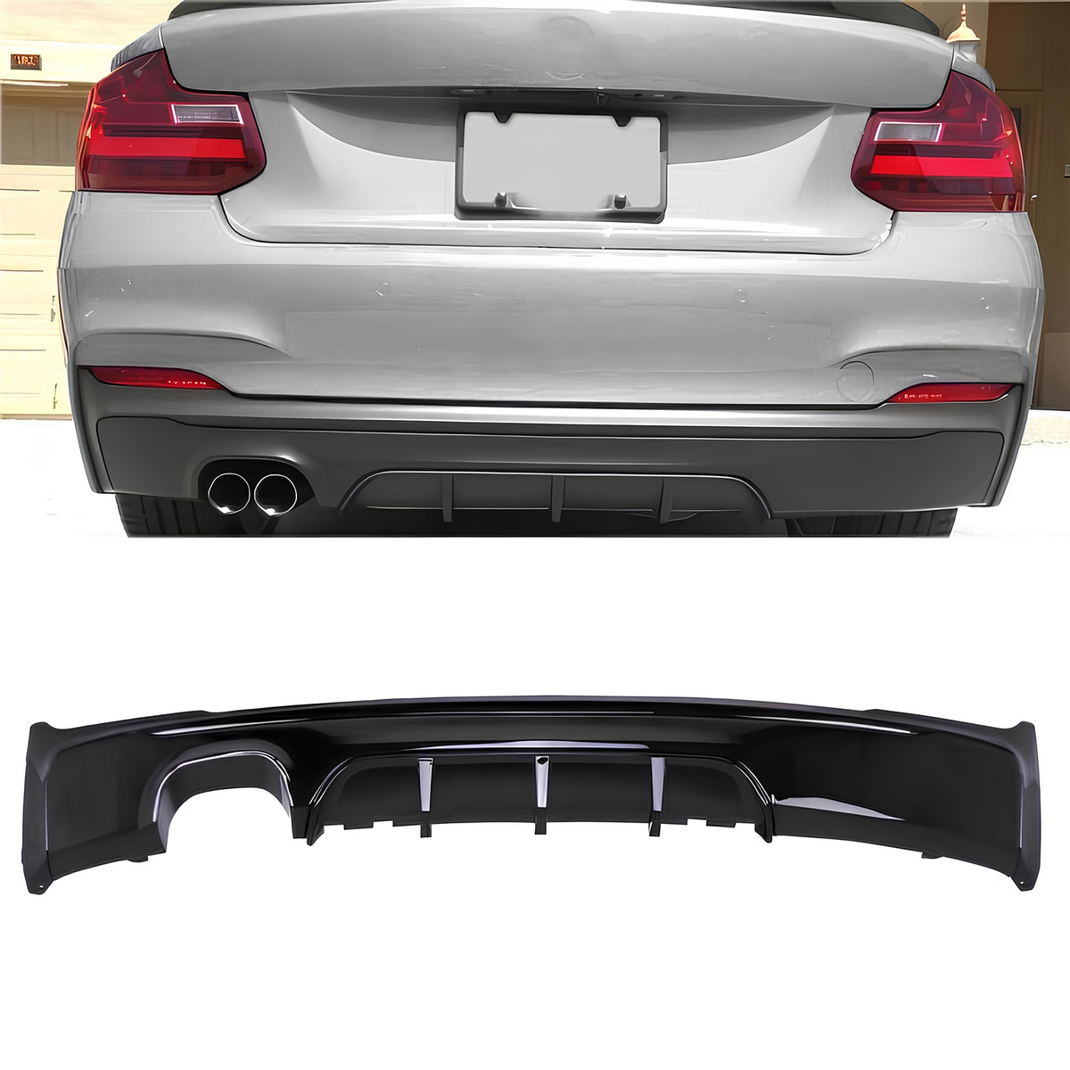 Dyfuzor Tylny BMW F22/F23 M-Performance Czarny Połysk (2014–2021) 00--