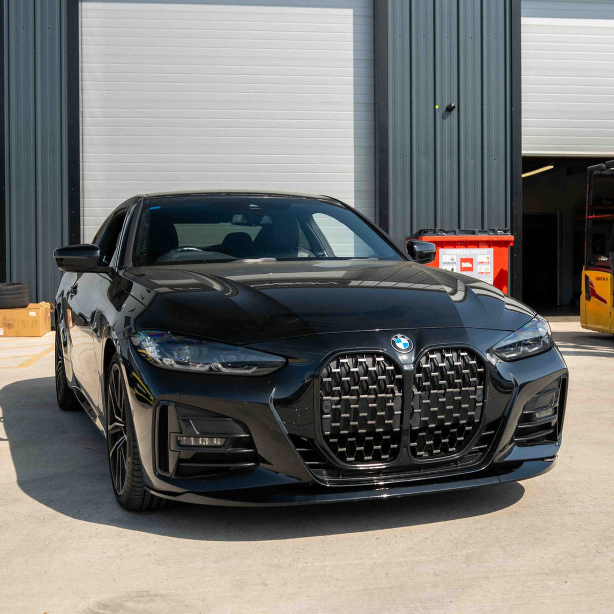 Dokładka Splitter Przód do BMW Serii 4 G26 Gran Coupe (2021–2024) M-Performance – Czarny Połysk