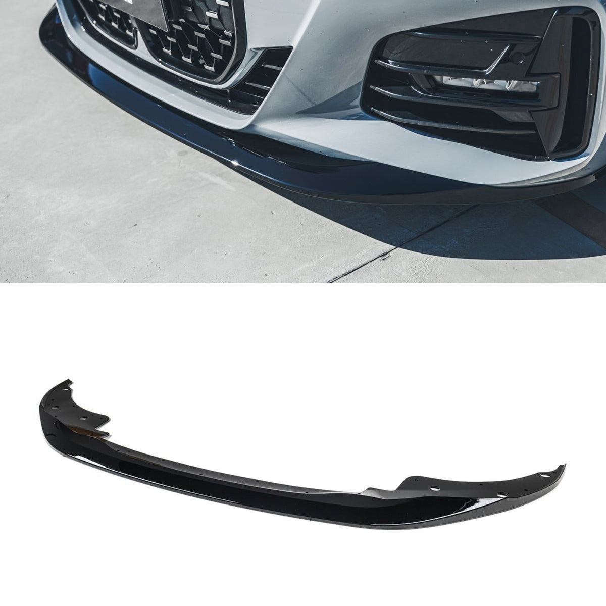 Dokładka Splitter Przód do BMW Serii 4 G22 Coupe (2020–2024) M-Performance – Czarny Połysk