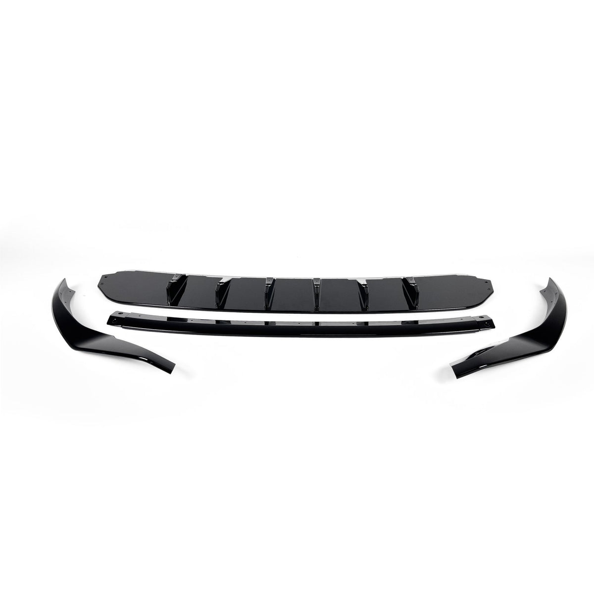 Splitter Przód do Audi Q8 Rock 2019–2023 – Czarny Połysk