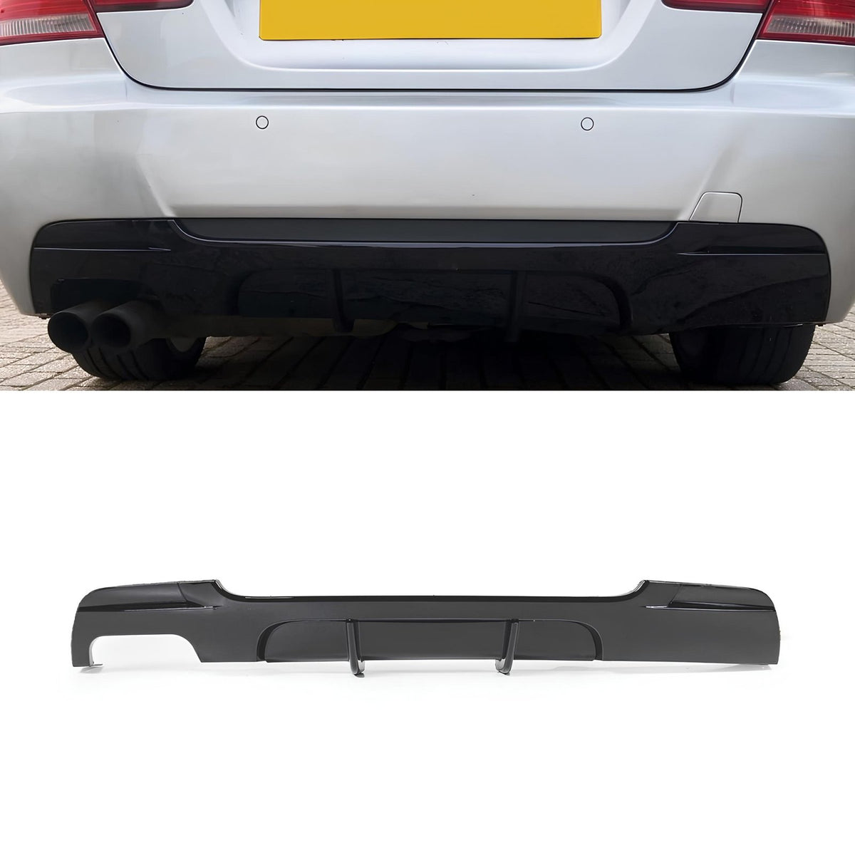 Dyfuzor Tylny BMW E92/E93 M-Performance Czarny Połysk 2006–2013 (00--)