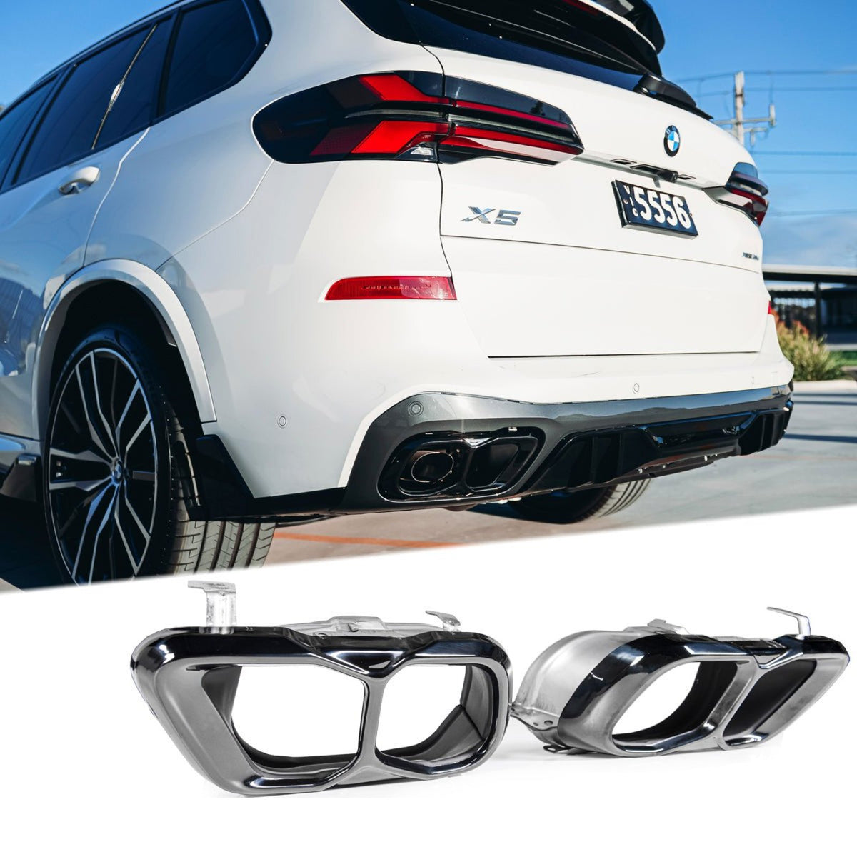 Aerokit (Zestaw dokładek) BMW X6 G06 LCI M-Performance Style Czarny Połysk (2023–2025)