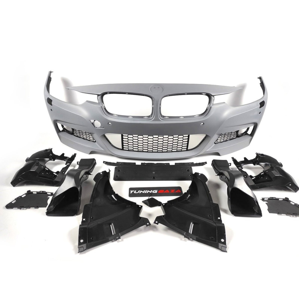 Bodykit BMW F30 M-Pakiet – Zderzaki + Progi SRA PDC z otworami na halogeny