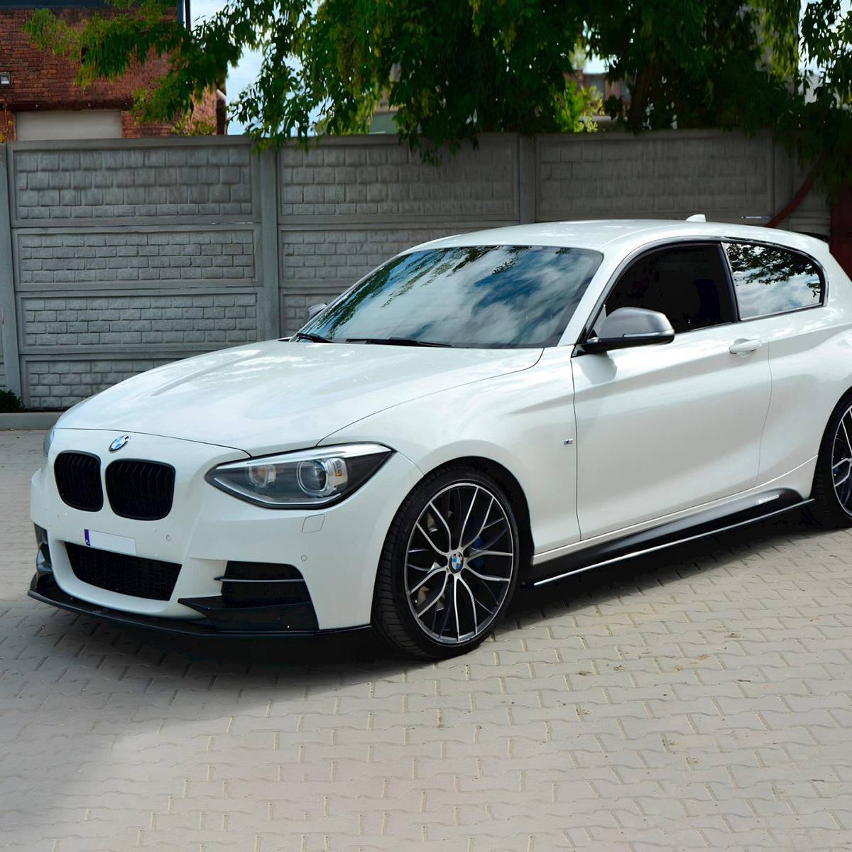 Dokładka Splitter Przód do BMW Serii 1 F20/F21 (2011–2015) M-Performance – Czarny Połysk