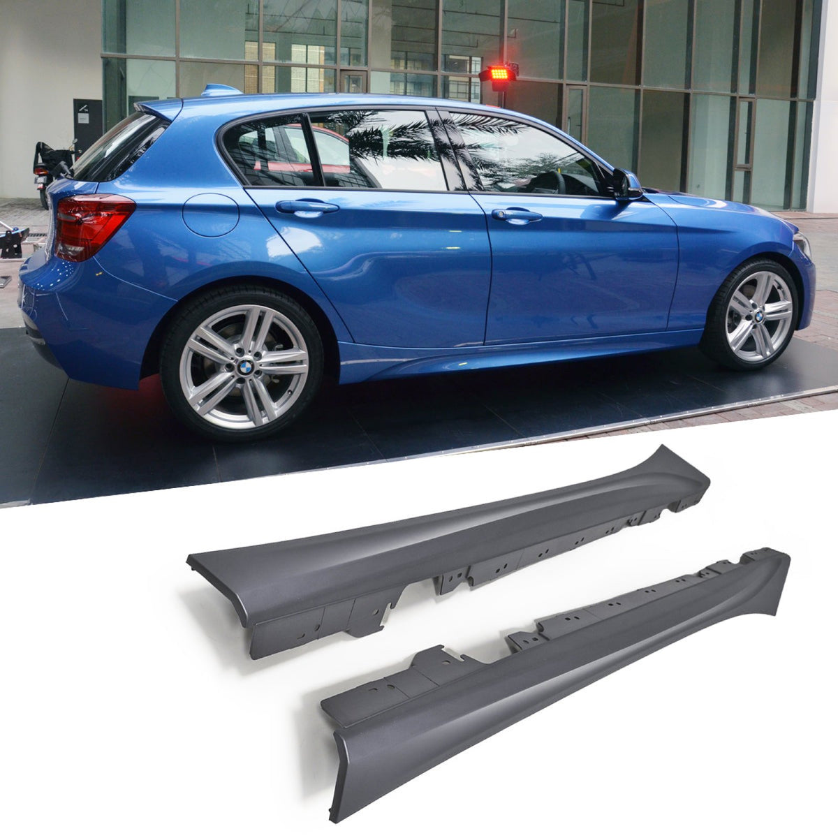 Bodykit Zderzaki Progi BMW F20 Pre-LCI (z PDC, SRA) + Kratki Halogenów