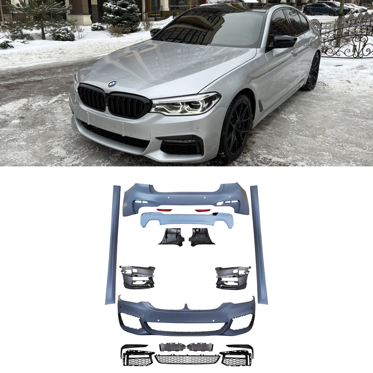 Bodykit Zderzaki Progi BMW G30 M-Tech Pre-LCI (2018–2020)