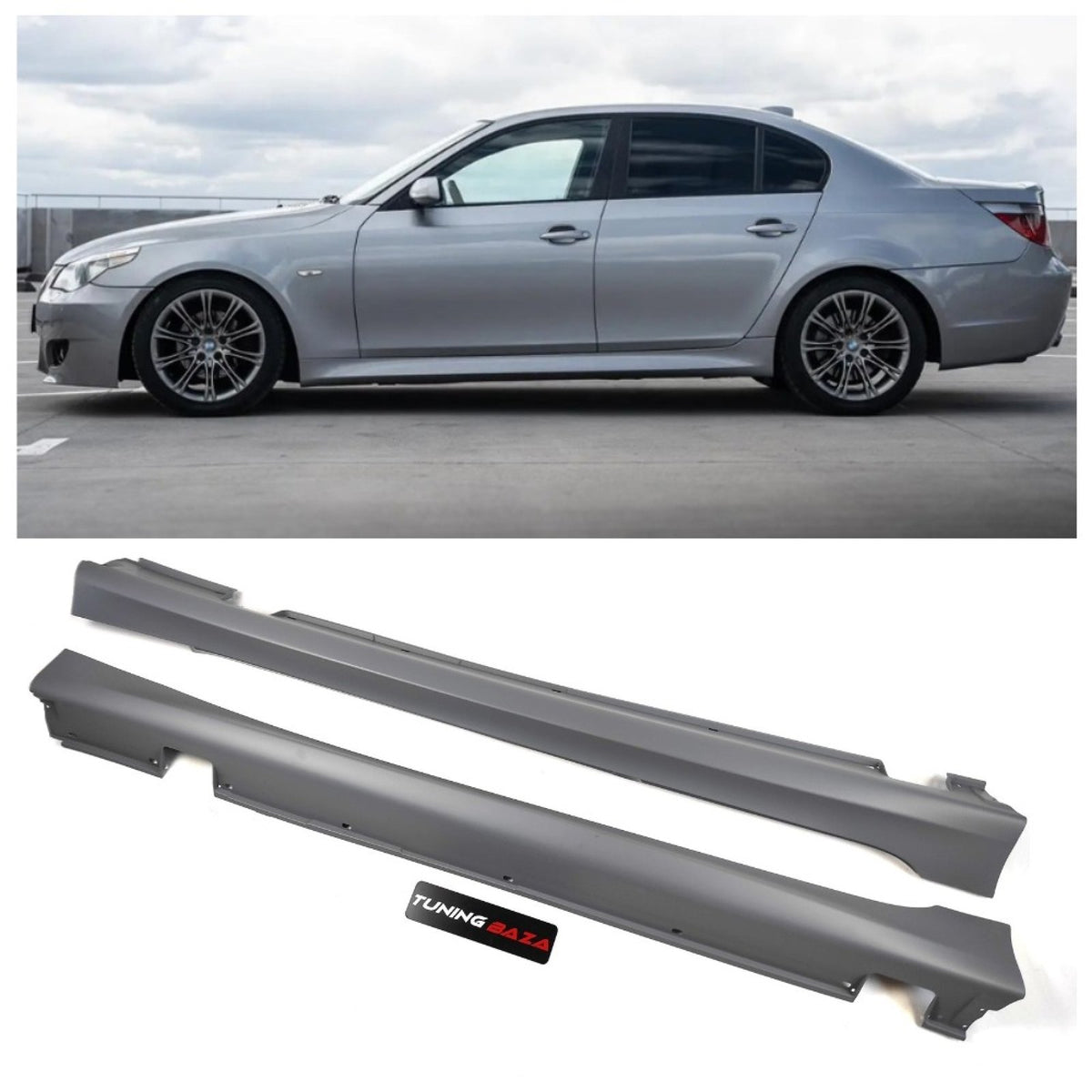 Bodykit BMW E60 M-Pakiet LCI M-Tech + Kratki Halogenów (PDC Opcjonalne)